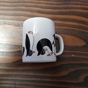 Penguin Design White Mug